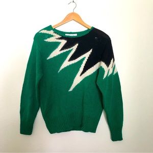 Vintage Private Party Abstract Sweater Size Medium